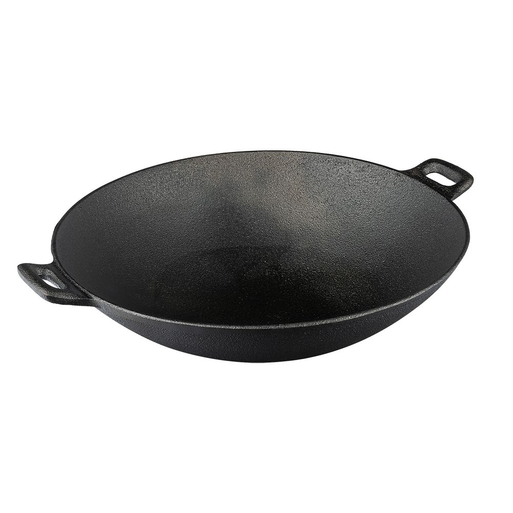 Чугунная сковорода-вок Gipfel Diletto 51049 30 см/3 л