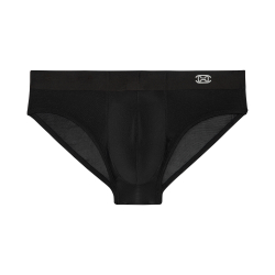 Мужские трусы брифы черные HOM H-FRESH Comfort Mini Briefs 402814_400004