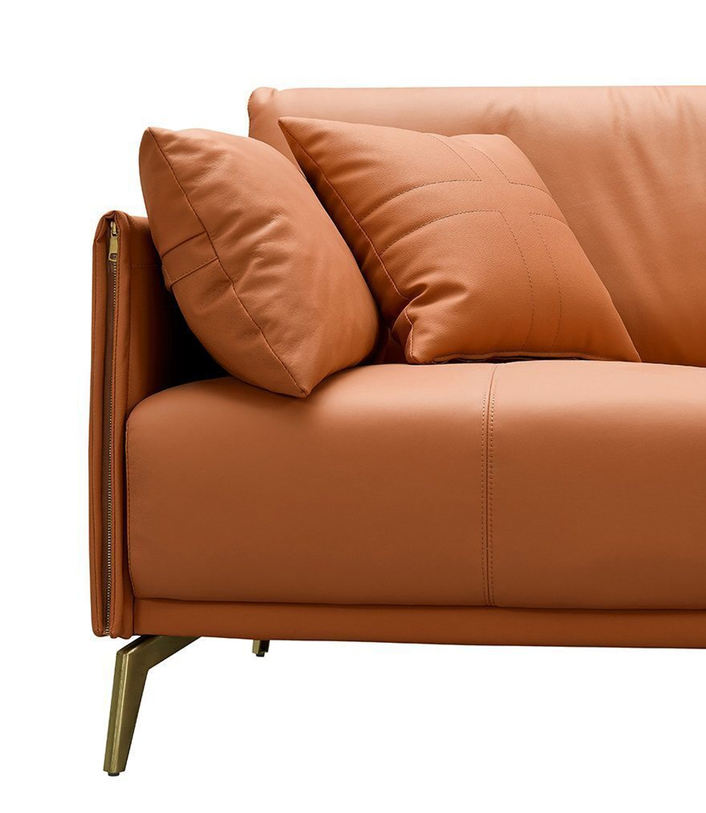 Диван CALIFORNIA NAPPA SF002 угловой (3-х местный правый угол) коричневый 6606