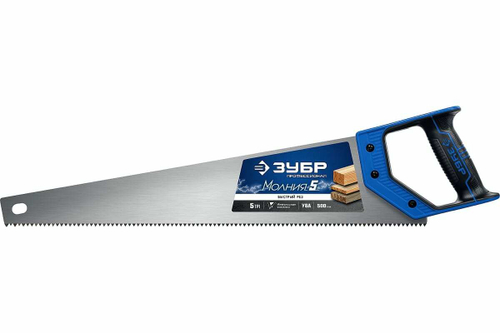 Ножовка по дереву для быстрого пиления ЗУБР Молния-5 500 мм 15075-50_z02
