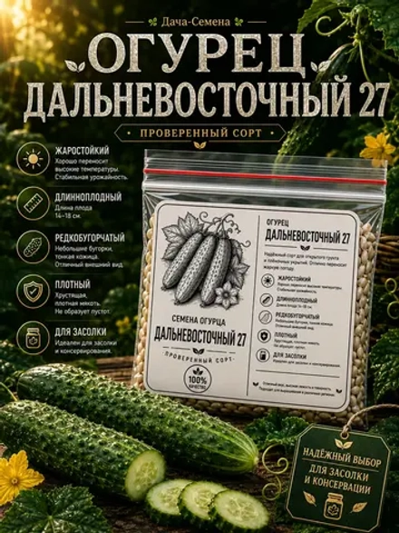 Семена огурца Дальневосточный 27