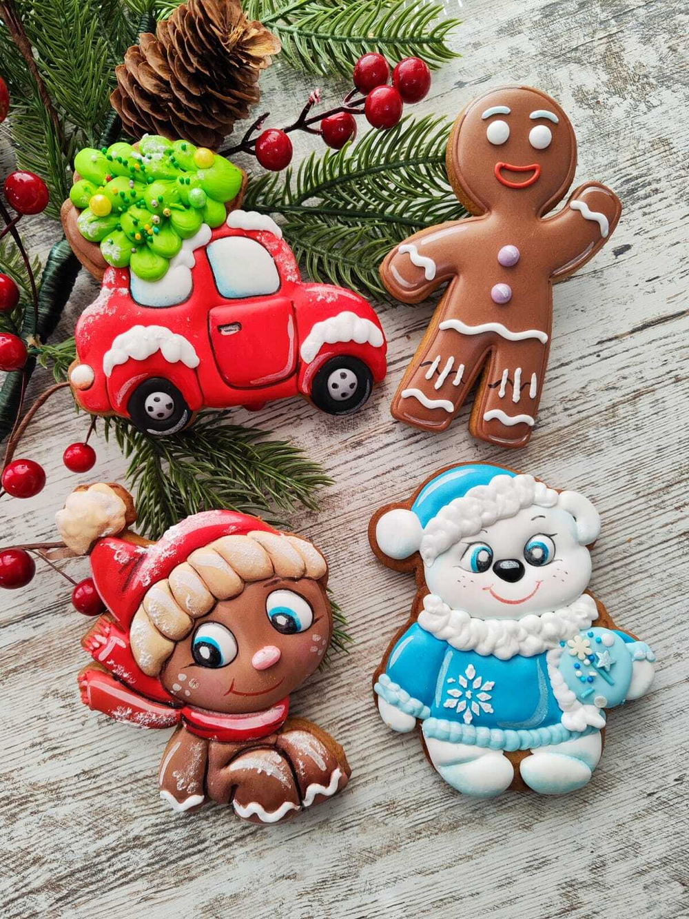 Топпер Пряничный (Россия) НОВОГОДНИЙ в ассортименте