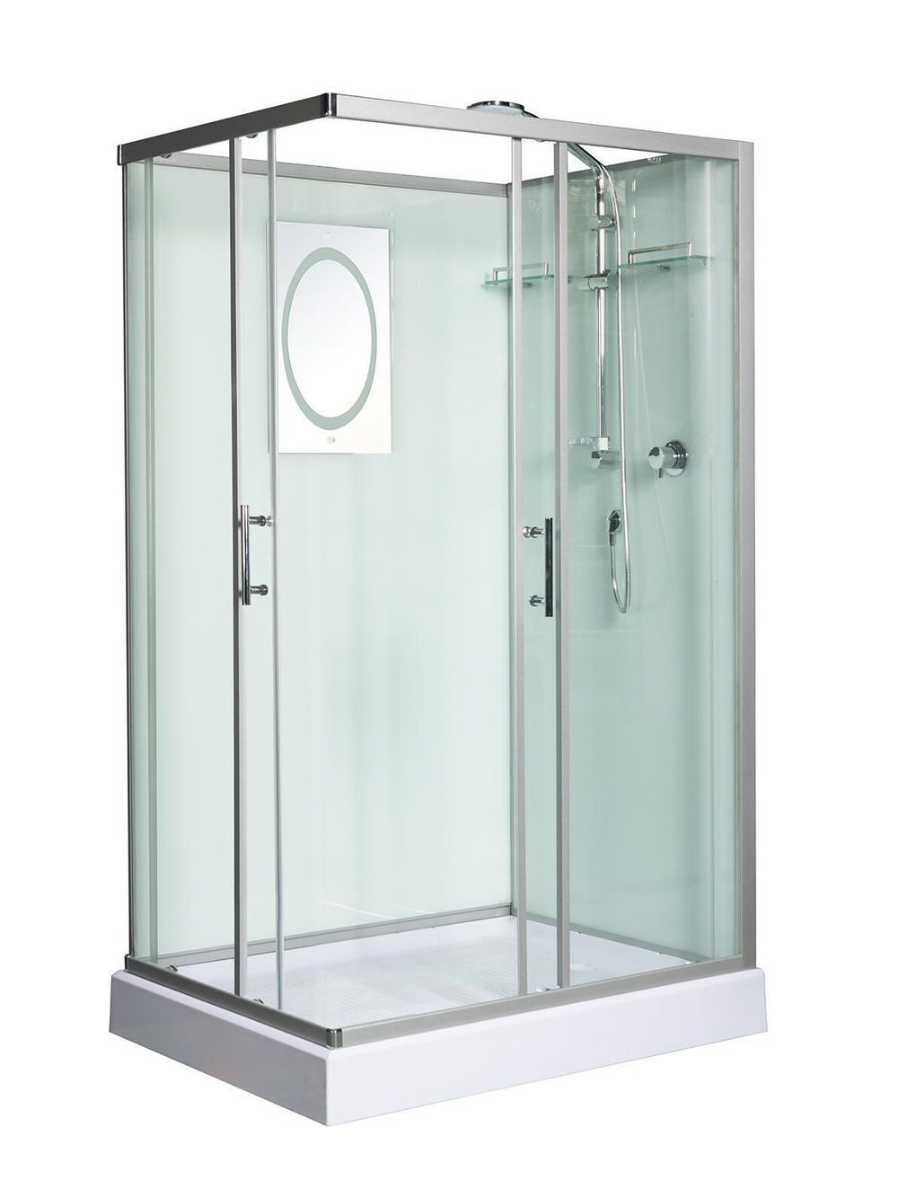 Душевая кабина WeltWasser  WW500 LAINE 1201 120х90 см,  прозрачное стекло, поддон низкий