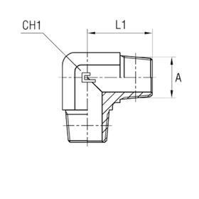 Соединение P90 BSPT 1.1/2 - BSPT 1.1/2