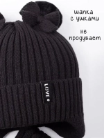 Шапка зимняя вязаная и снуд