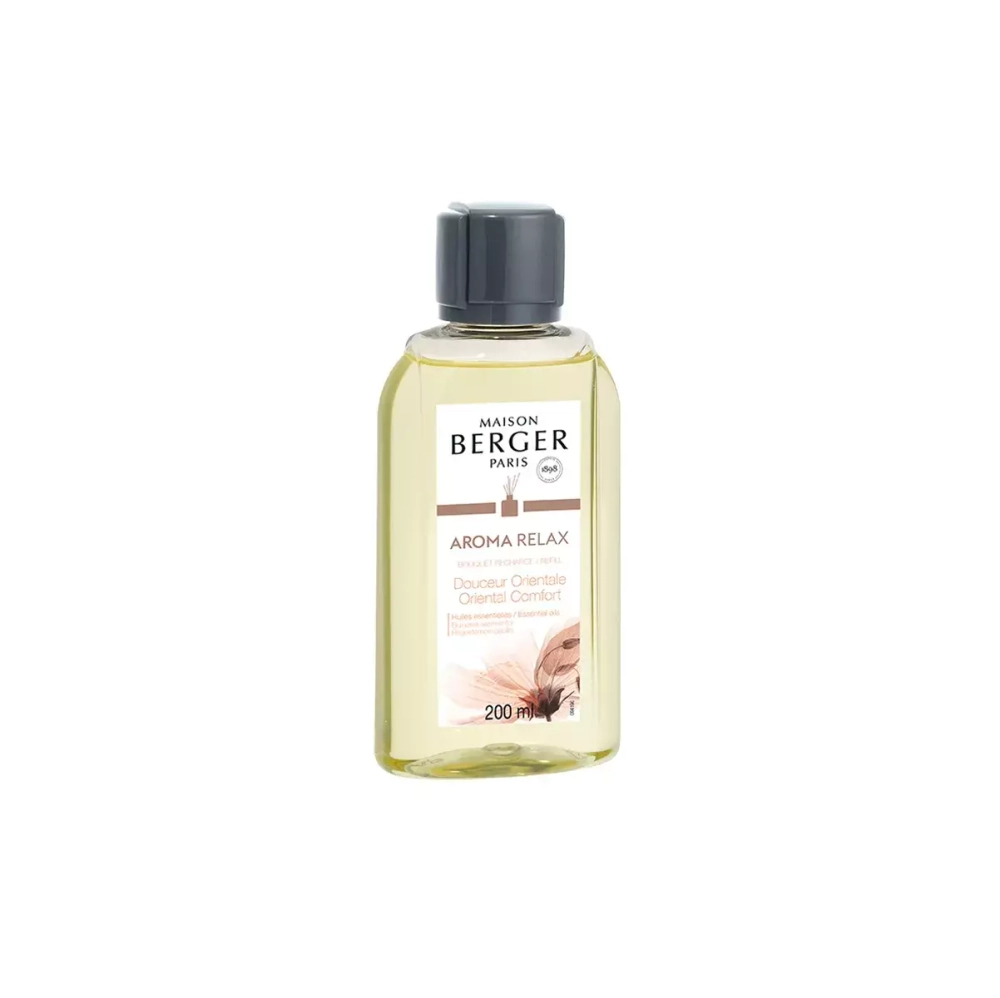 Maison Berger Paris - Ароматическое масло Aroma Relax 200мл в наборе с палочками / артикул   6282  / GTIN 3127290062826