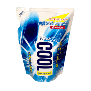 Мыло жидкое для тела Nihon, охлаждающее, ментол-мята,  400 мл