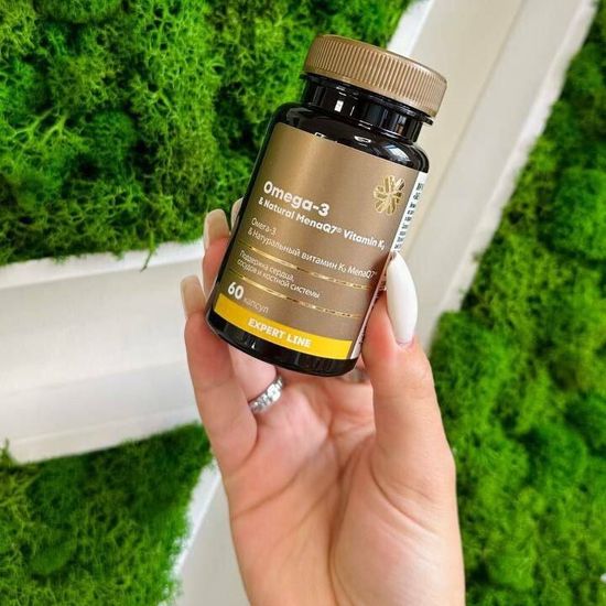 Омега-3 & Натуральный витамин К2 MenaQ7® - Expert Line