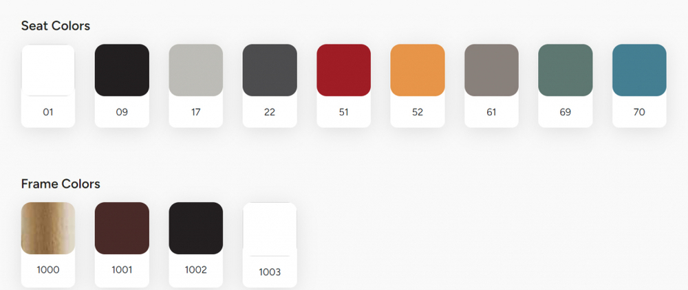 Стул пластиковый Papatya Globe-S Wox Beech, натуральный, антрацит