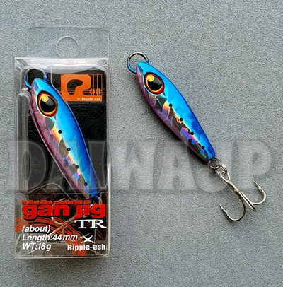 Пилькер TSURUGIYA GAN JIG 16g Blue Pink