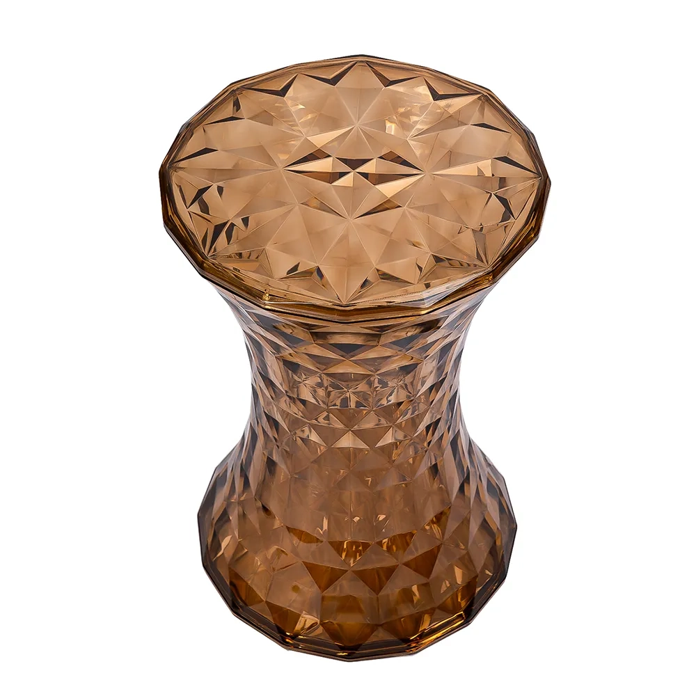 Стул-пуф Bradex Home Stone прозрачный янтарный