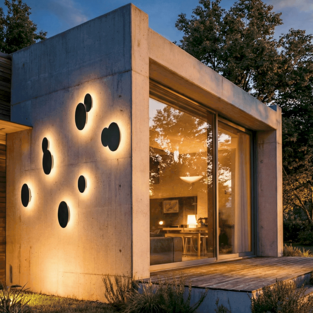 379337 Светильник PIATTO 1x12W LED 1200LM G ЧЕРНЫЙ 3000K IP65