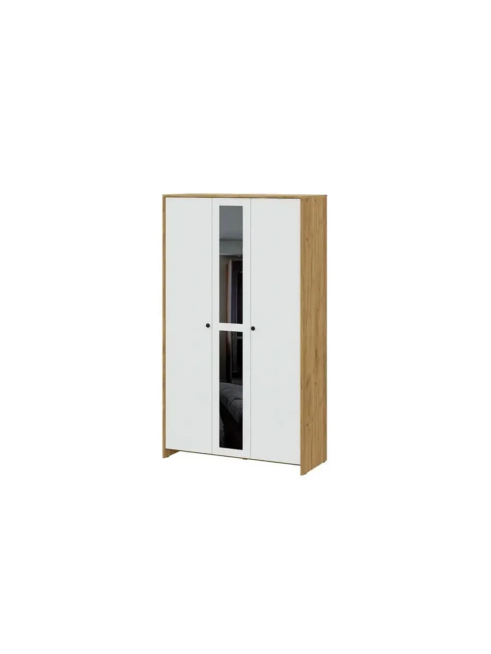 Шкаф для одежды Белый 120х50х209 см