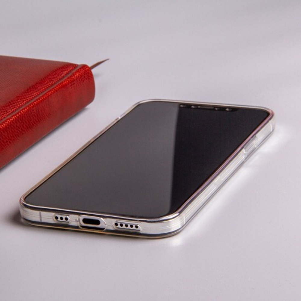 Силиконовый чехол для iPhone 12 Pro, 1 мм, 008291-1 Прозрачный