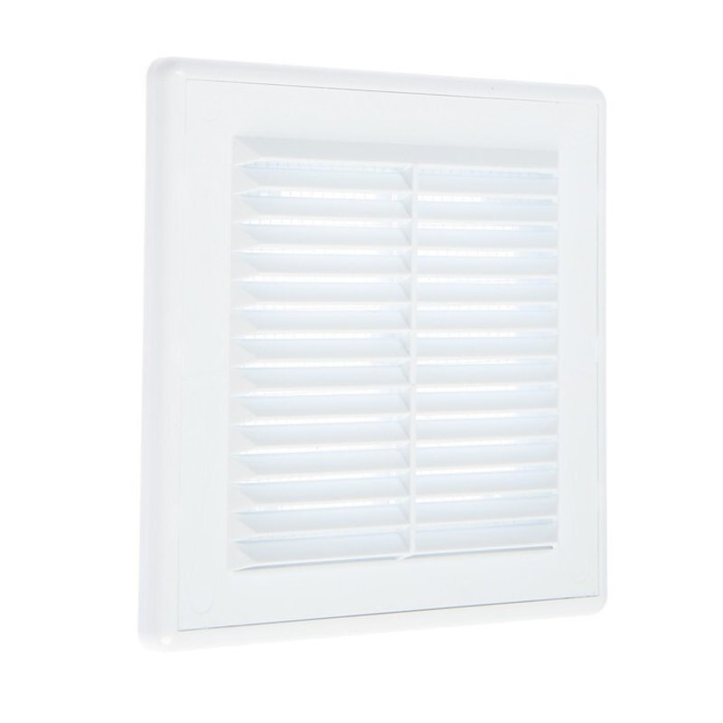 Решётка вентиляционная в рамке с москитной сеткой 250х250 мм Люкс