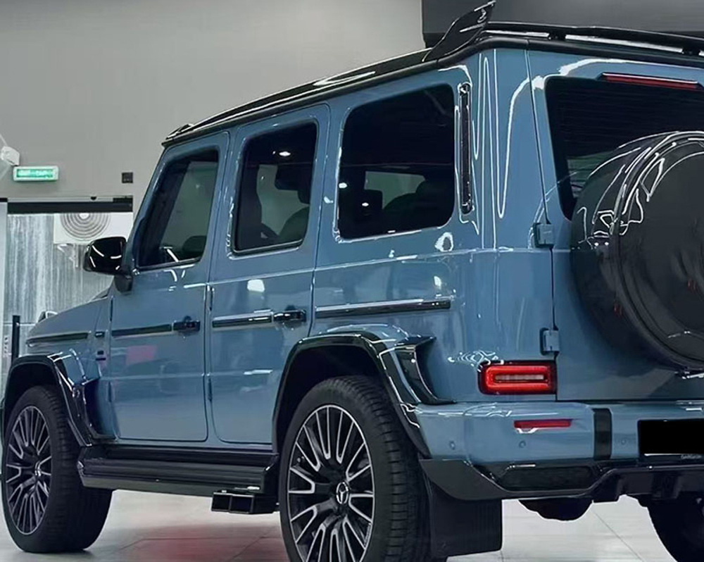 Карбоновые накладки на арки для Mercedes Benz G class W465 G63 G500 G550 2025+ Гелик Гелентваген воздуховоды