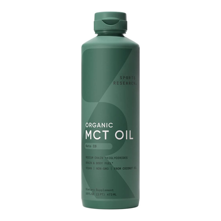 Sports Research, Каприловая кислота МСТ, Caprylic Acid MCT C8 Oil, 473 мл