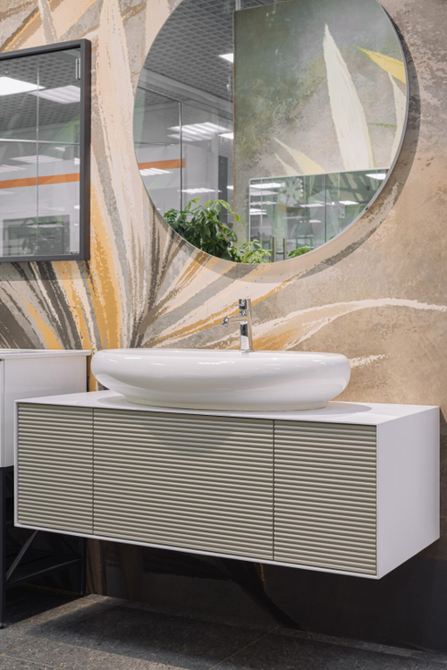 Armadi Art MINIMAL 120 RAL 7044 фасад рифленый (3 ящика)