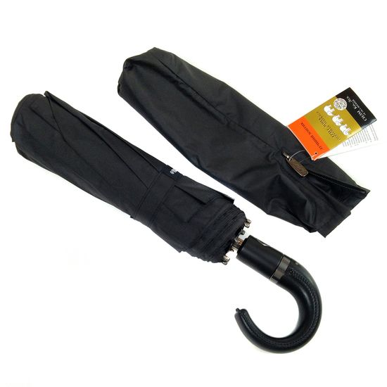 Мужской зонт Три Слона Черный, Полный автомат 725