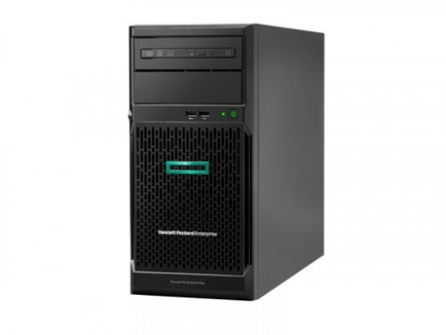 Сервер HPE Proliant ML30 Gen10, 1x Intel Xeon E-2234 4C 3.6GHz, 1x16GB-U DDR4, S100i/ZM (RAID 0,1,5,10) noHDD (4 LFF 3.5'' HP), 1x350W NHP NonRPS (up2x500), 2x1Gb/s, noDVD, iLO5, Tower-4U, 3-1-1