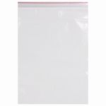 Пакеты с замком (гриппер), комплект 100 шт., 200х250 мм, ПВД, толщина 40 микрон, BRAUBERG, 606215