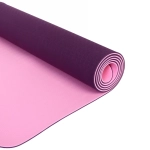 Коврик для йоги 6мм 61*183 см «Гармония» 2х сторонний, фиолетовый/розовый
