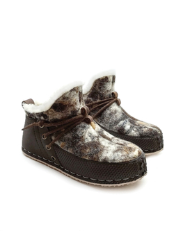 Ботильоны валяные "Меланж"