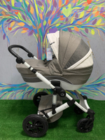 Коляска детская "BALLADA" RA208 3 in 1 grey