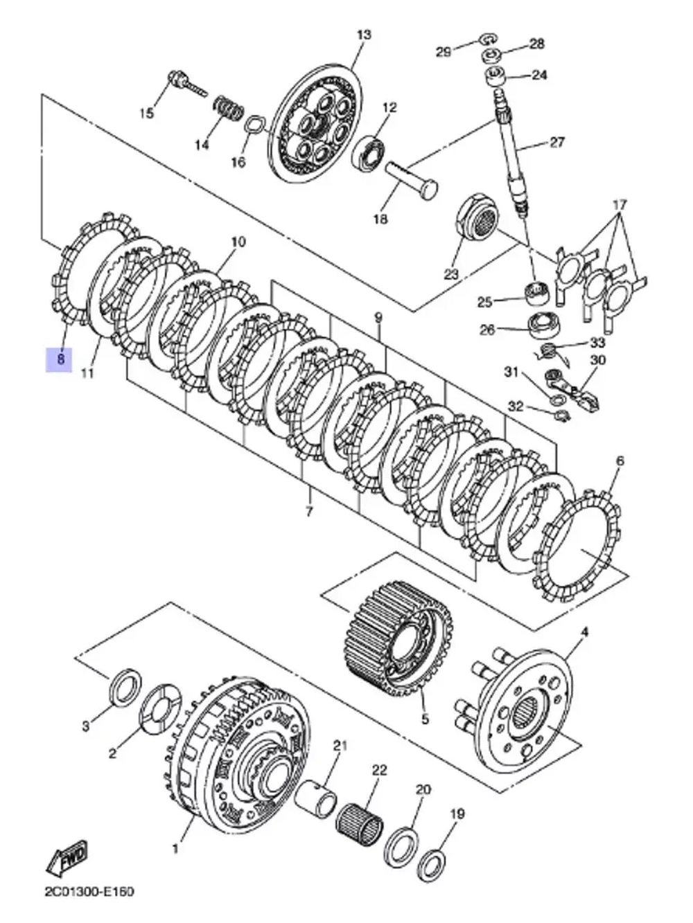 Диск сцепления 4FN163210000
