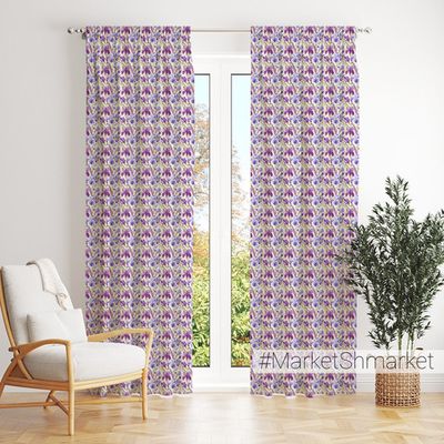 Шторы с принтом 