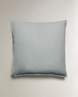 Наволочка Zara Home хлопок, лён 100%, однотонный, 3110/091