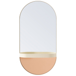 Зеркало oval, 30,5х60х10,5 см, кремовое