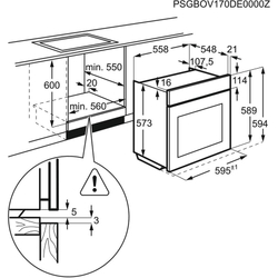 Встраиваемый электрический духовой шкаф Electrolux OPEB2320R