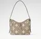 Сумка-хобо Louis Vuitton Carry All PM кремовая