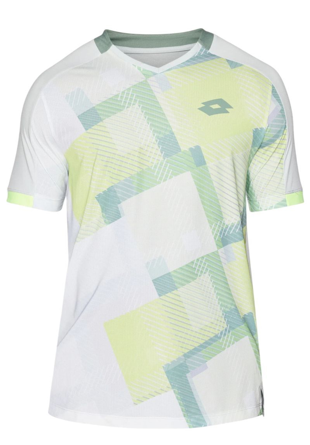 Мужская теннисная футболка Lotto Tech IV D1 - ледниково-серый