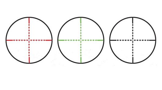 Оптический прицел Leapers 3-9x32 Hunter Scope, сетка тонкий крест с 2-х цветной подсветкой + кольца на 11мм (SCP-U392RGD)