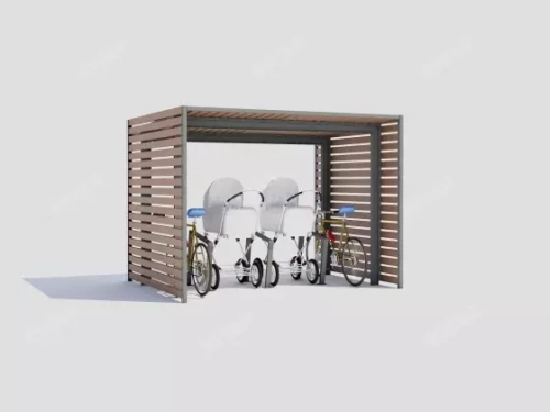 Навес для парковки колясок и велосипедов Тип ИП-1