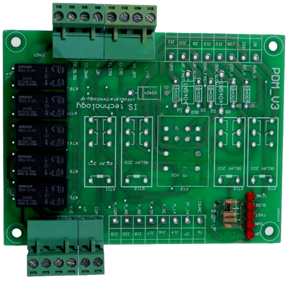Плата PDM_V3 (для 2-скоростного контроллера) IS TECHNOLOGY.