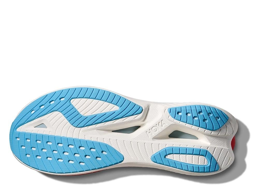 Мужские беговые кроссовки Hoka Mach X 3 M кремово-красные