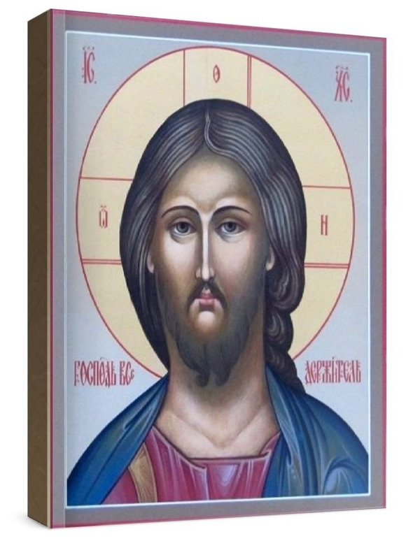 Венчальная пара 20. Спаситель (рукописная икона)