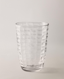Zara Home стакан из стекла, цвет прозрачный, 12 см · 0284/401
