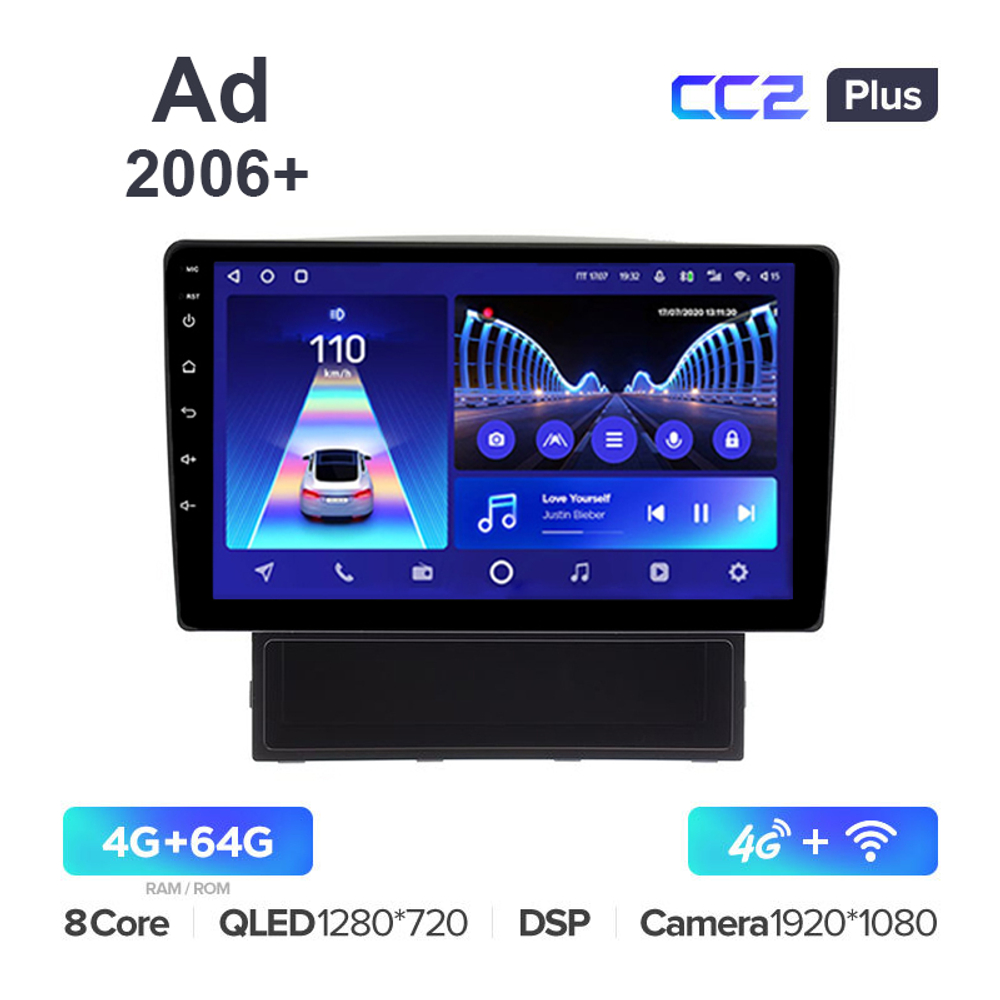 Teyes CC2 Plus 9"для Nissan Ad 2006+