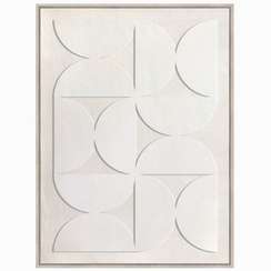 Постер Volumetric 100х75 см, 3D-фактура, бежевый