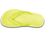 Шлепанцы Crocs Crocband Flip Tennis Ball Green/White
