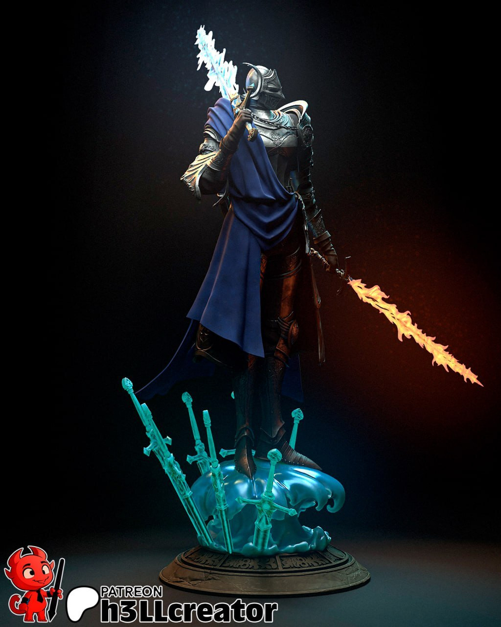 Фигурка Королева Реннала Полнолунная Rellana from Elden Ring