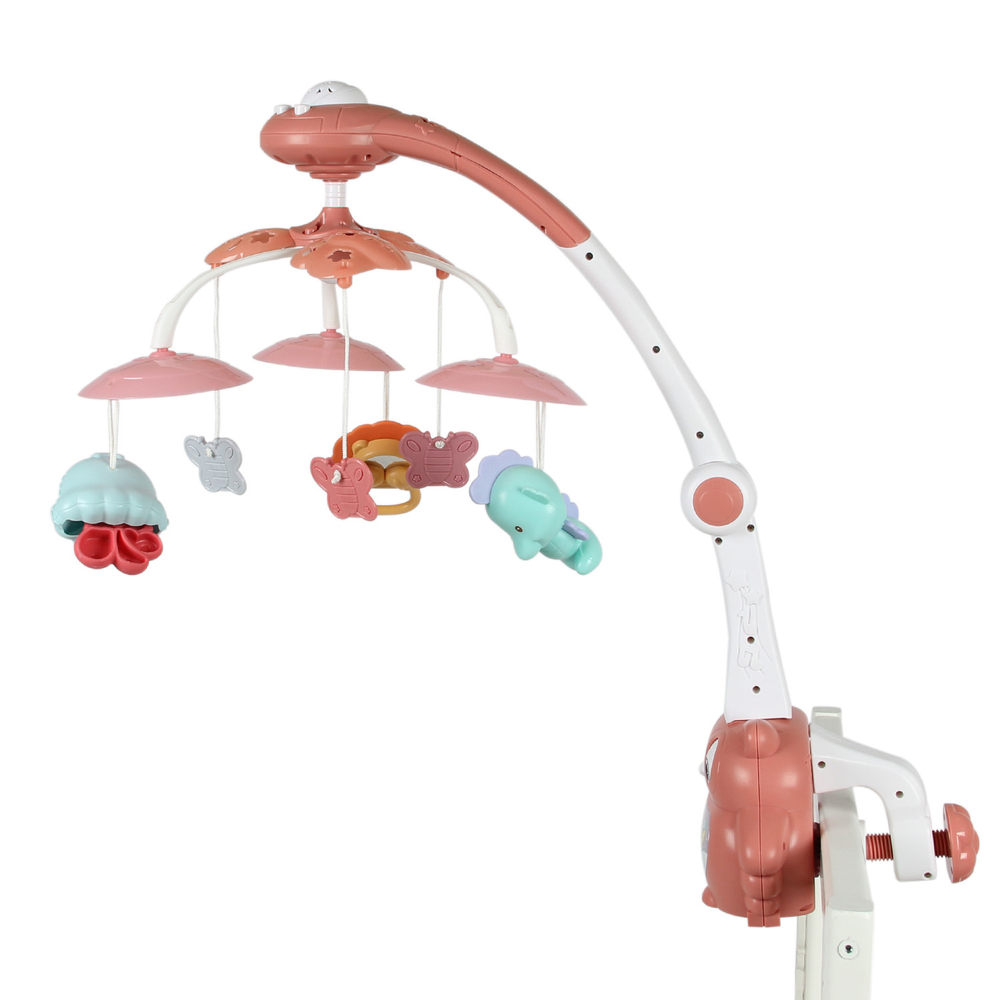 Музыкальный мобиль "Сплюша" аккум.питание/пласт., 25 мел., с проектором, свет