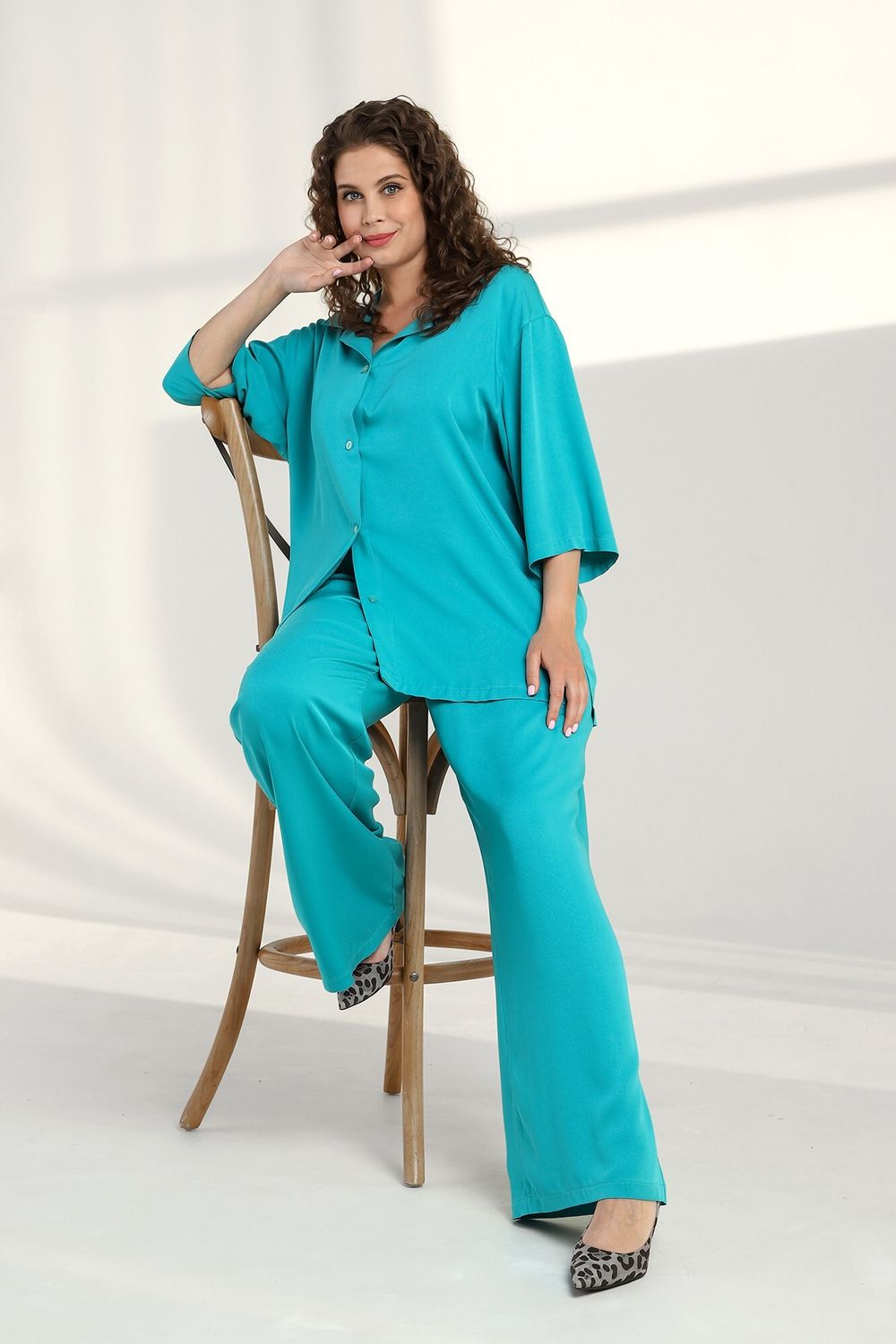 Костюм Лето Виотекс БИРЮЗОВЫЙ