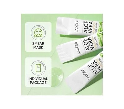 SADOER УВЛАЖНЯЮЩАЯ НОЧНАЯ НЕСМЫВАЕМАЯ ГЕЛЬ МАСКА ДЛЯ ЛИЦА ( Саше 4 гр)