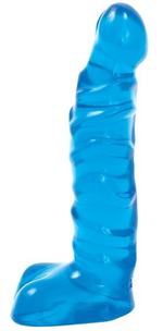 Тонкий голубой анальный фаллос RAGING HARD-ONS