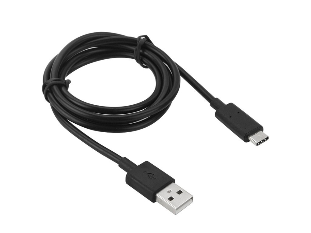 Кабель USB - TypeC (черный) 1м